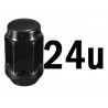 Juego 24 Tuercas 12x1.25 Negra